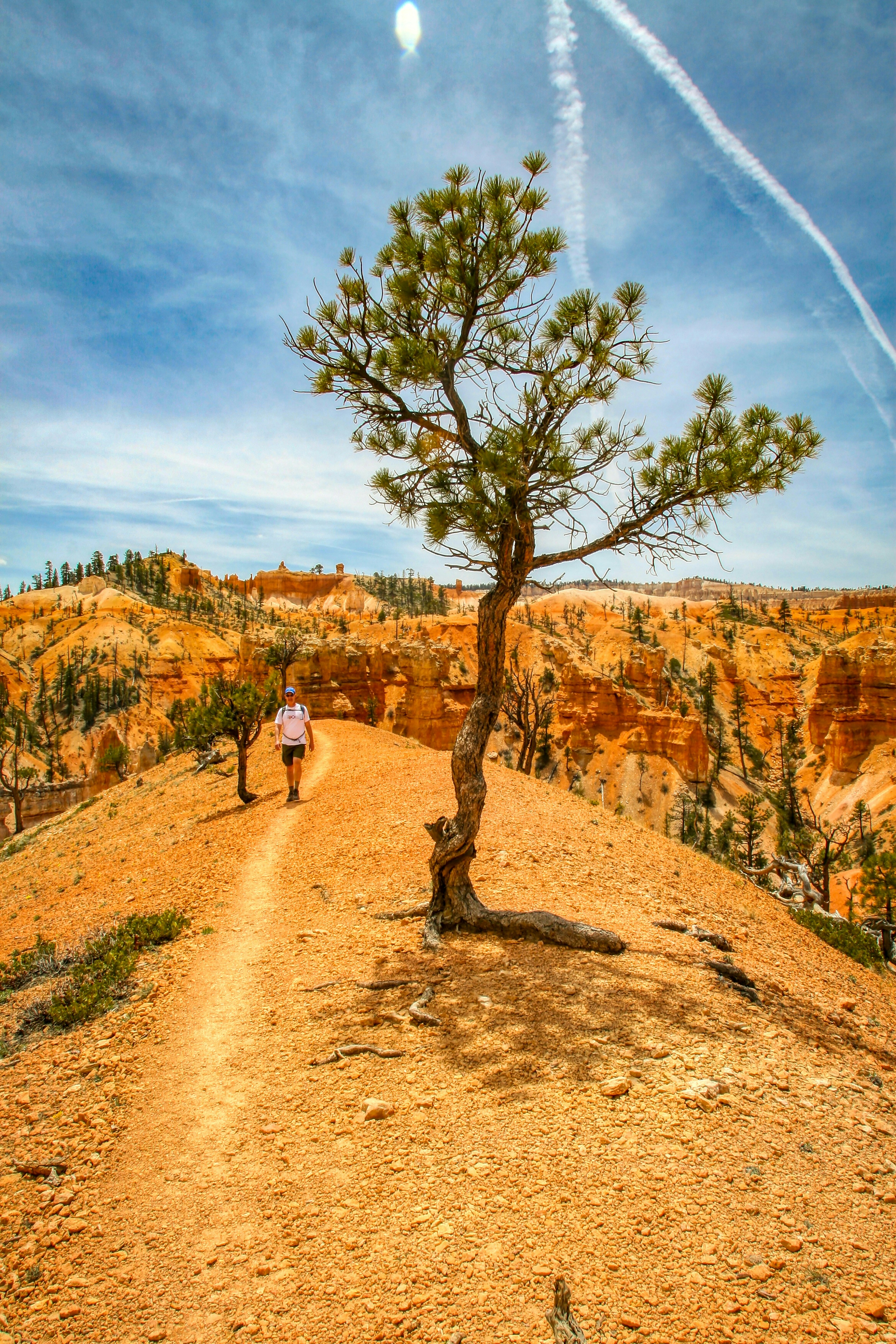 man in white shirt and black pants walking on brown dirt road during daytime